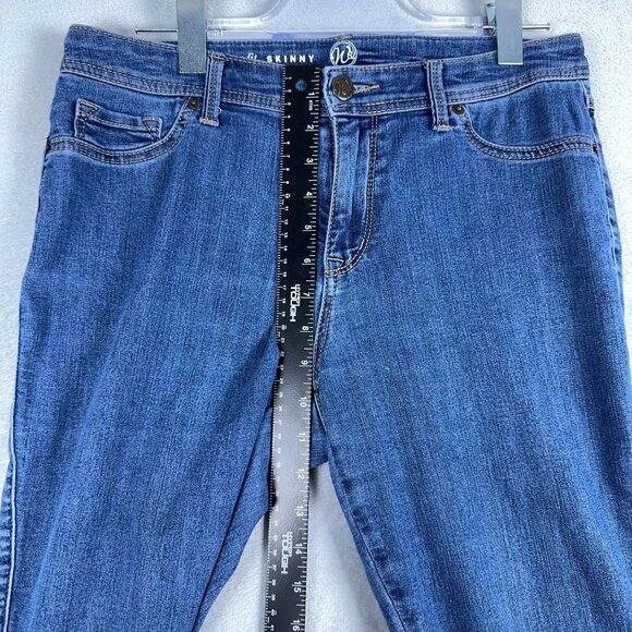 W62 Skinny Jeans Signature Fit Medium Wash Denim Women's Blue Size 10 - Picture 7 of 10